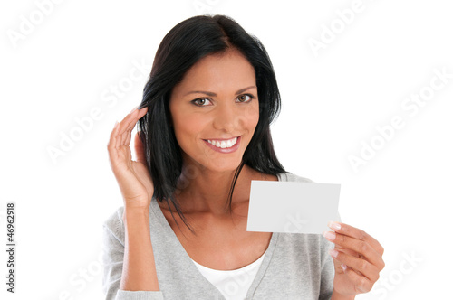 Photo: Young woman communication Young woman communication