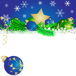Vector: christmas star and balls 4 christmas star and balls 4