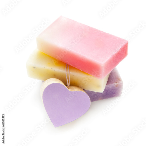 Photo: Soap bars with natural ingredients Soap bars with natural ingredients