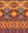Seamless colorful aztec pattern