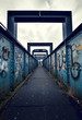 foot bridge graffiti