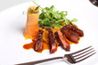 Entenbrust an Kürbis mit Rucola