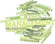 Word cloud for Crisis management