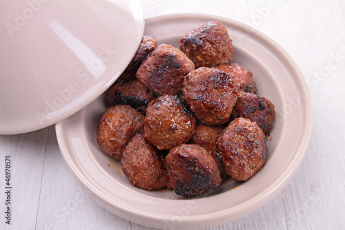 Photo: grilled meatballs grilled meatballs