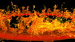 Burning clock