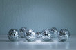 Foto: Diskokugeln mit Glitzer Diskokugeln mit Glitzer