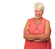 Photo: Senior Woman With Hands Crossed Senior Woman With Hands Crossed