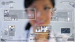 Video: Medical science touchscreen graphic technology Medical science touchscreen graphic technology