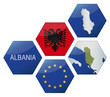 Vector Iconset *** EU Albania