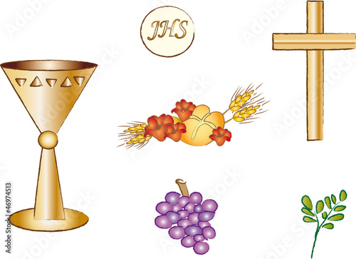 Illustration: symbols of christianity symbols of christianity