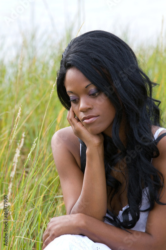 Photo: Woman Daydreaming Woman Daydreaming