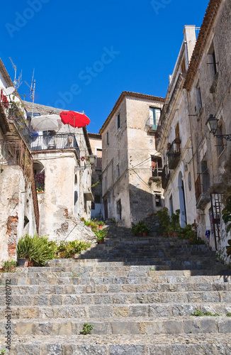 Photo: Alleyway. Scalea. Calabria. Italy. Alleyway. Scalea. Calabria. Italy.