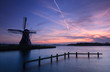 Photo: Windmill autumn sunset Windmill autumn sunset