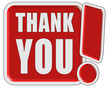 !-Schild rot quad THANK YOU