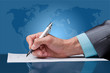 sign a contract