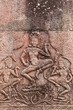 bas-relief sculpture at Angkor Wat, Cambodia