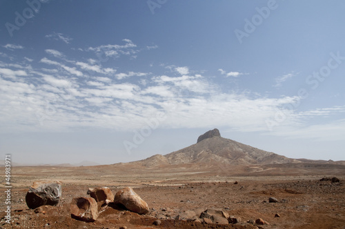 Photo: Montain in the desert of Boa Vista Montain in the desert of Boa Vista
