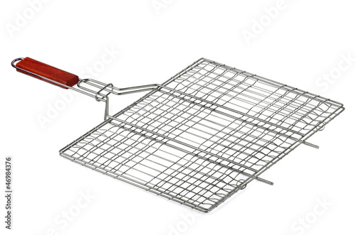 Photo: Stainless barbecue grill camping basket Stainless barbecue grill camping basket