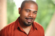 Smiling African American man