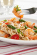 Whole Grain Shrimp Pasta