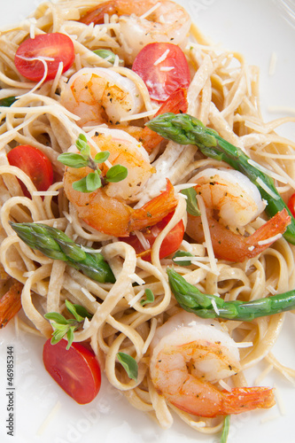 Photo: Whole Grain Shrimp Pasta Whole Grain Shrimp Pasta