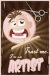 Illustration: friseur friseur