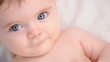 Little Baby Smiles on Blanket