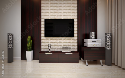 Illustration: modern living room modern living room