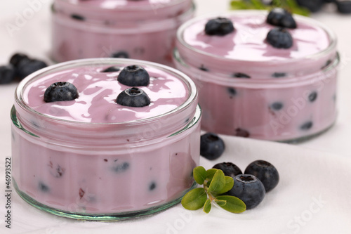 Photo: Joghurt mit vielen Heidelbeeren Joghurt mit vielen Heidelbeeren