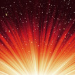 Snowflakes on a path of light. EPS 8