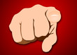 Vektor: Hand-Zeigefinger, Vektor Hand-Zeigefinger, Vektor