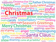 "CHRISTMAS" Tag Cloud (merry happy santa claus tree greetings)