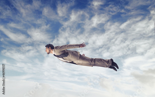 Photo: Flying Businessman Flying Businessman
