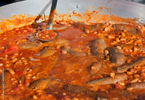 Photo: tuscan white beans with sage and sausage tuscan white beans with sage and sausage