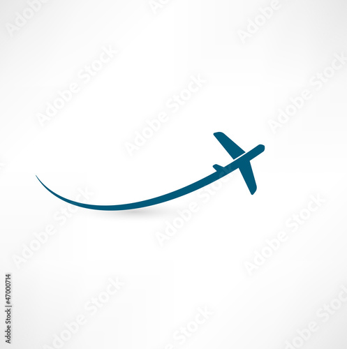 Vector: airplane symbol airplane symbol