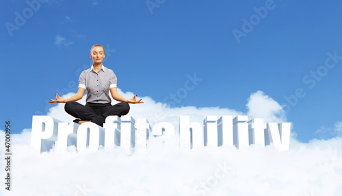 Photo: Financial success concept Financial success concept
