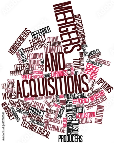 Illustration: Word cloud for Mergers and acquisitions Word cloud for Mergers and acquisitions