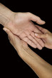Giving a palm reading