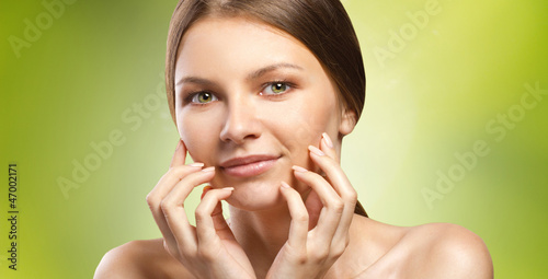 Photo: Closeup portrait of a beautiful girl Closeup portrait of a beautiful girl