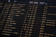 Foto: Anzeigetafel am Flughafen Anzeigetafel am Flughafen