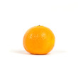 Mandarin on white