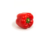 Red Paprika On White