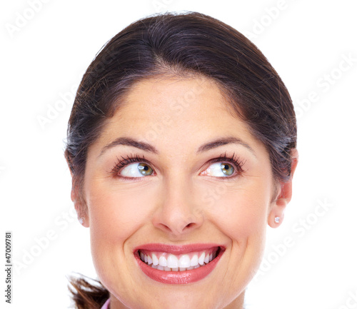 Photo: Beautiful young woman eyes portrait. Beautiful young woman eyes portrait.