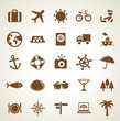 Vector travel icons