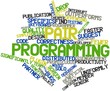 Word cloud for Pair programming