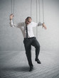 Controlled businessman