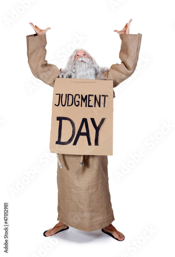 Photo: Man invoking the heavens Man invoking the heavens