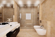 Photo: bathroom interior in bright colors bathroom interior in bright colors