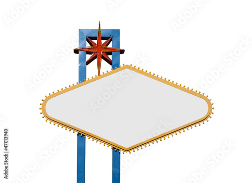 Photo: Las Vegas Sign Isolated With All Text Removed Las Vegas Sign Isolated With All Text Removed