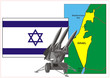 Raketen in Richtung Israel